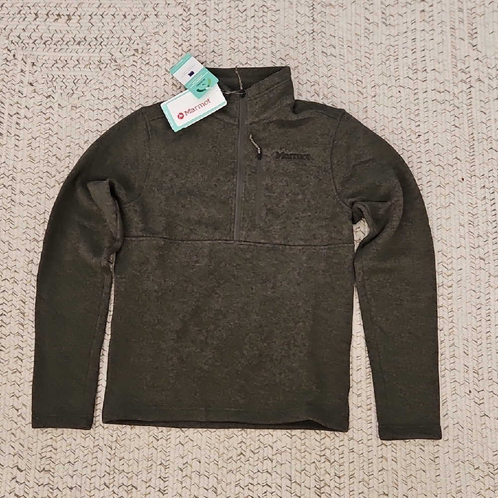 Marmot Men's Dark Gray Zip-Up Sweater